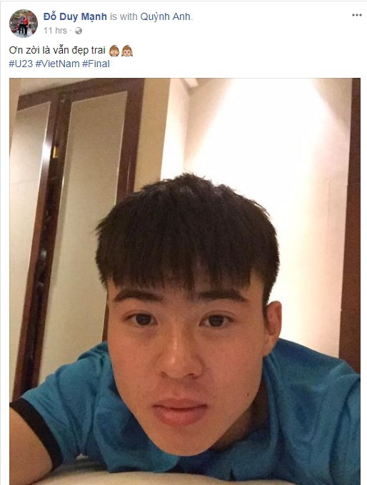 Các chàng trai U23 Việt Nam chia sẻ gì trên Facebook sau kỳ tích lịch sử?