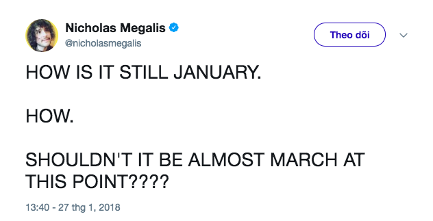 Bạn có biết: Tháng 1 năm nay dài như vô tận vậy
