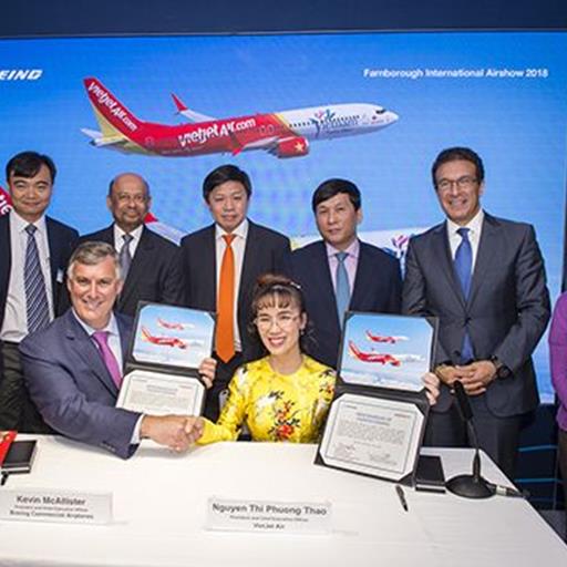 Vietjet Air ký hợp đồng gần 13 tỷ USD mua thêm 100 máy bay Boeing